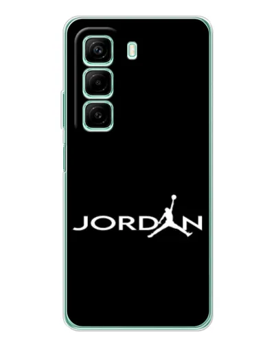Чехол для Xiaomi Redmi Note 15R с картинкой «Jordan White Logo»