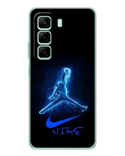 Чехол для Xiaomi Redmi Note 15R с картинкой «Jordan Neon Blue»