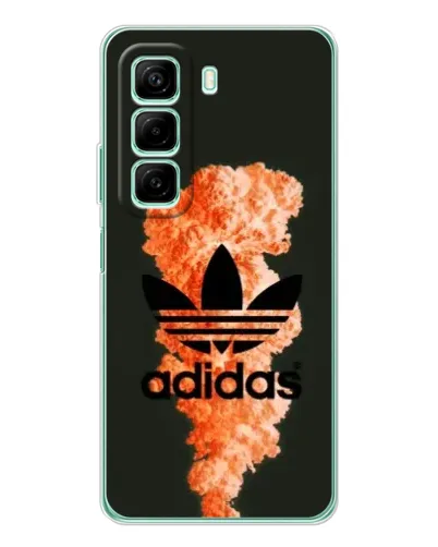 Чехол для Xiaomi Redmi Note 15R с картинкой «Оранжевый дым Adidas» Чехол для Xiaomi Redmi Note 15R с картинкой «Оранжевый дым Adidas»