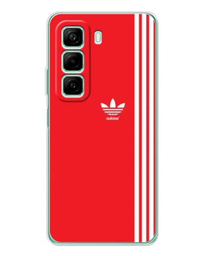 Чехол для Xiaomi Redmi Note 15R с картинкой «Красный минимализм Adidas» Чехол для Xiaomi Redmi Note 15R с картинкой «Красный минимализм Adidas»