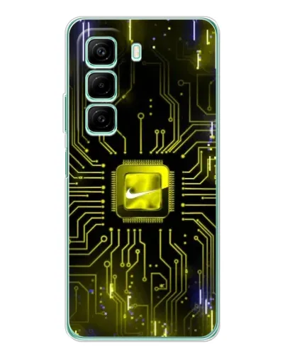 Чехол для Xiaomi Redmi Note 15R с картинкой «Nike — золотая искра» Чехол для Xiaomi Redmi Note 15R с картинкой «Nike — золотая искра»