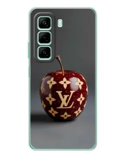 Чехол для Xiaomi Redmi Note 15R с картинкой «Красное яблоко LV»