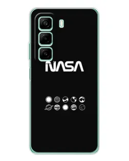 Чехол для Xiaomi Redmi Note 15R с картинкой «NASA — технический принт»