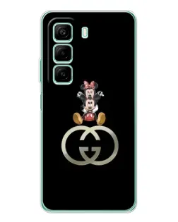 Чохол для Xiaomi Redmi Note 15R з картинкою «Мінні Маус на лого»
