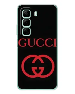 Чохол для Xiaomi Redmi Note 15R з картинкою «Gucci — червоний логотип»