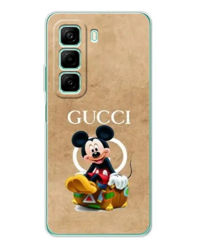 Чехол для Xiaomi Redmi Note 15R с картинкой «Микки Маус Gucci — крафт» Чехол для Xiaomi Redmi Note 15R с картинкой «Микки Маус Gucci — крафт»