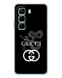 Чохол для Xiaomi Redmi Note 15R з картинкою «Gucci — срібна змія»