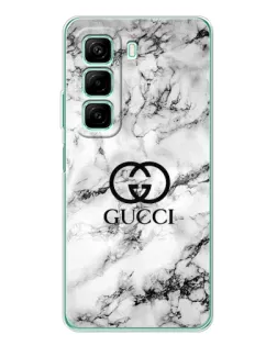Чохол для Xiaomi Redmi Note 15R з картинкою «Gucci — мармуровий шик»