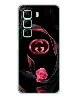 Чохол для Xiaomi Redmi Note 15R з картинкою «Gucci — неонова троянда»