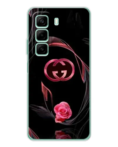 Чехол для Xiaomi Redmi Note 15R с картинкой «Gucci — неоновая роза» Чехол для Xiaomi Redmi Note 15R с картинкой «Gucci — неоновая роза»