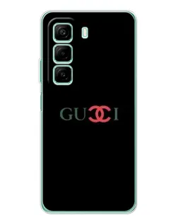 Чохол для Xiaomi Redmi Note 15R з картинкою «Gucci — червоний градієнт»