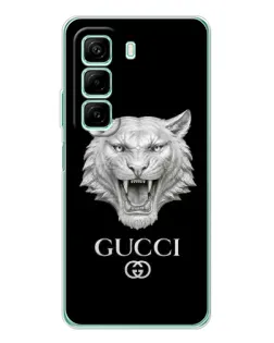 Чохол для Xiaomi Redmi Note 15R з картинкою «Gucci — срібний лев»