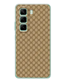 Чохол для Xiaomi Redmi Note 15R з картинкою «Gucci — класичний беж»