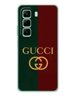 Чохол для Xiaomi Redmi Note 15R з картинкою «Gucci — темно-зелений градієнт»