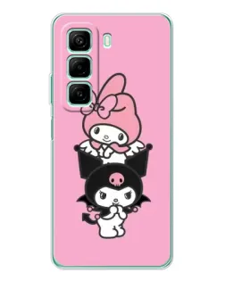 Чехол для Xiaomi Redmi Note 15R с картинкой «My Melody и Kuromi» Чехол для Xiaomi Redmi Note 15R с картинкой «My Melody и Kuromi»