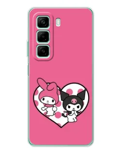 Чехол для Xiaomi Redmi Note 15R с картинкой «Kuromi и My Melody» Чехол для Xiaomi Redmi Note 15R с картинкой «Kuromi и My Melody»