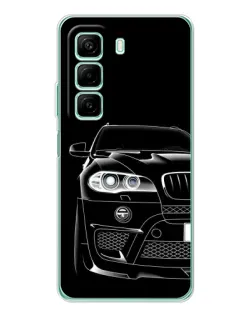 Чохол для Xiaomi Redmi Note 15R з картинкою «Темний силует BMW»