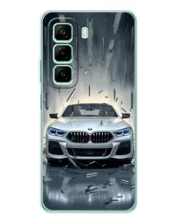 Чохол для Xiaomi Redmi Note 15R з картинкою «BMW у світлі фар»