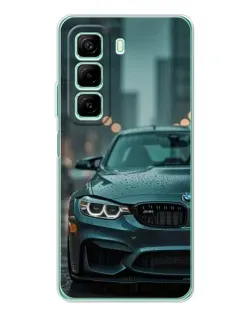 Чохол для Xiaomi Redmi Note 15R з картинкою «BMW у вогнях міста»