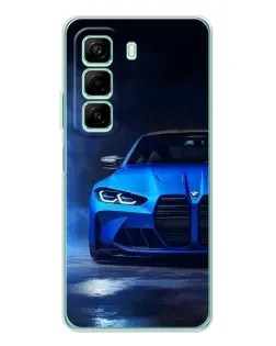 Чохол для Xiaomi Redmi Note 15R з картинкою «Блакитна BMW M4»