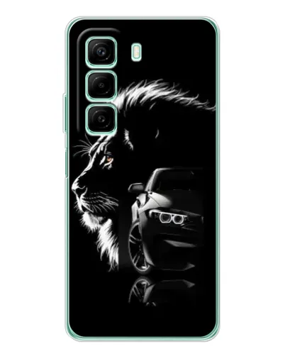 Чехол для Xiaomi Redmi Note 15R с картинкой «BMW и лев» Чехол для Xiaomi Redmi Note 15R с картинкой «BMW и лев»