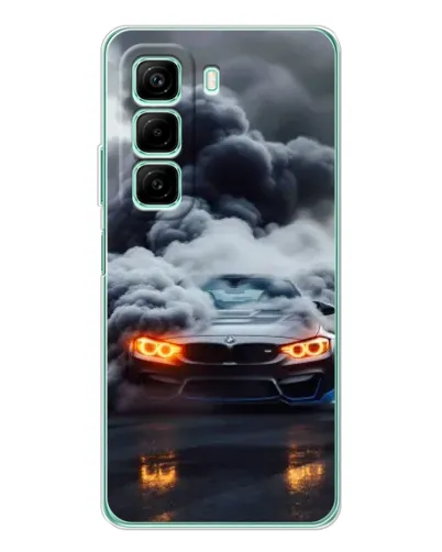 Чехол для Xiaomi Redmi Note 15R с картинкой «BMW в дыму» Чехол для Xiaomi Redmi Note 15R с картинкой «BMW в дыму»