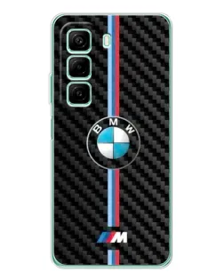 Чохол для Xiaomi Redmi Note 15R з картинкою «Емблема BMW та карбон»