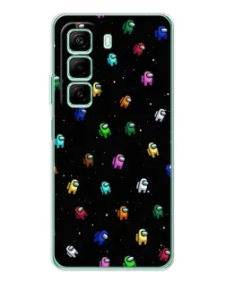 Чехол для Xiaomi Redmi Note 15R с картинкой «Экипаж Among Us»