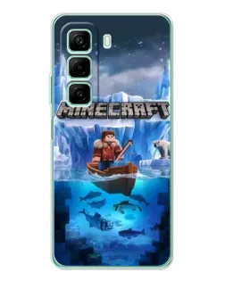 Чохол для Xiaomi Redmi Note 15R з картинкою «Minecraft льодянийсвіт»