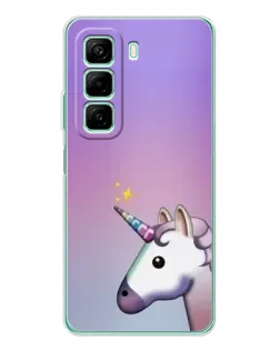 Чехол для Xiaomi Redmi Note 15R с картинкой «Единорог градиент»