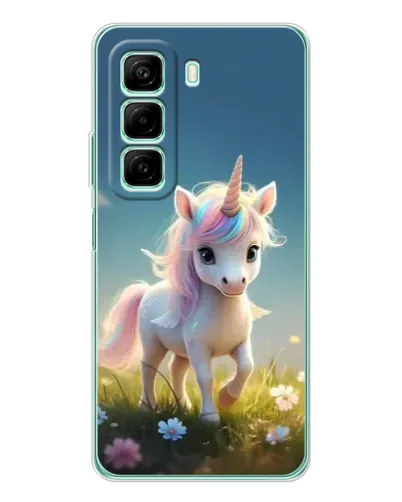 Чехол для Xiaomi Redmi Note 15R с картинкой «Единорог на поляне» Чехол для Xiaomi Redmi Note 15R с картинкой «Единорог на поляне»