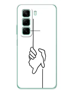 Чехол для Xiaomi Redmi Note 15R с картинкой «Рука держит» Чехол для Xiaomi Redmi Note 15R с картинкой «Рука держит»