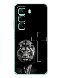 Чехол для Xiaomi Redmi Note 15R с картинкой «Лев и Крест» Чехол для Xiaomi Redmi Note 15R с картинкой «Лев и Крест»