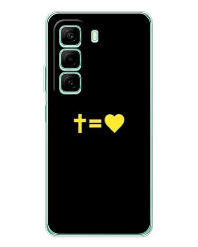 Чехол для Xiaomi Redmi Note 15R с картинкой «Сердце и Крест» Чехол для Xiaomi Redmi Note 15R с картинкой «Сердце и Крест»
