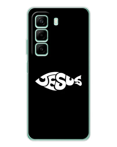 Чехол для Xiaomi Redmi Note 15R с картинкой «Рыба Jesus» Чехол для Xiaomi Redmi Note 15R с картинкой «Рыба Jesus»