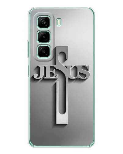 Чехол для Xiaomi Redmi Note 15R с картинкой «Металлический крест Jesus» Чехол для Xiaomi Redmi Note 15R с картинкой «Металлический крест Jesus»