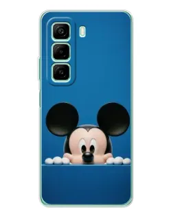 Чехол для Xiaomi Redmi Note 15R с картинкой «Микки выглядывает»
