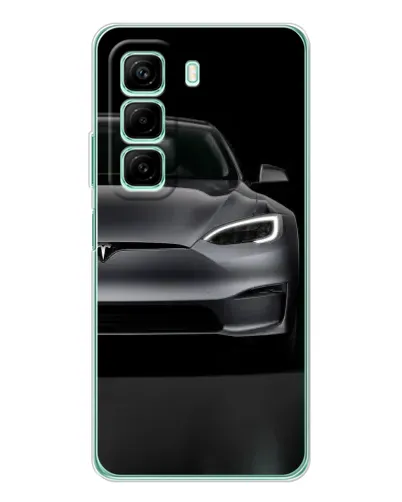 Чехол для Xiaomi Redmi Note 15R с картинкой «Tesla Model S Look»