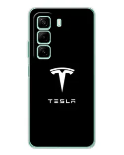 Чохол для Xiaomi Redmi Note 15R з картинкою «Tesla White Logo» Чохол для Xiaomi Redmi Note 15R з картинкою «Tesla White Logo»
