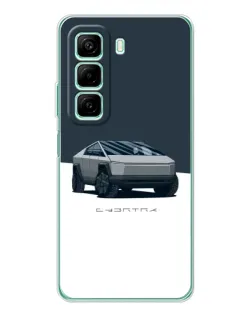 Чохол для Xiaomi Redmi Note 15R з картинкою «Сріблястий Cybertruck Tesla» Чохол для Xiaomi Redmi Note 15R з картинкою «Сріблястий Cybertruck Tesla»