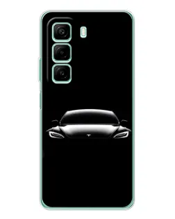 Чохол для Xiaomi Redmi Note 15R з картинкою «Фари Tesla Night» Чохол для Xiaomi Redmi Note 15R з картинкою «Фари Tesla Night»