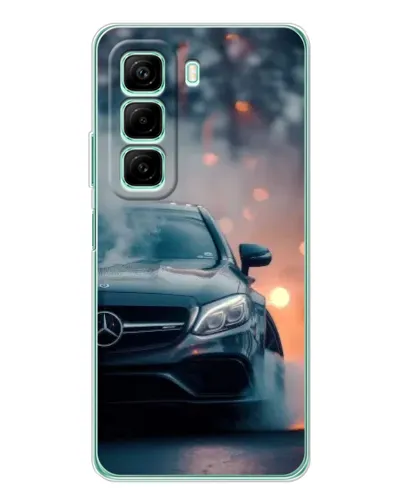 Чехол для Xiaomi Redmi Note 15R с картинкой «Mercedes — ночной город» Чехол для Xiaomi Redmi Note 15R с картинкой «Mercedes — ночной город»