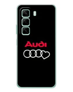 Чохол для Xiaomi Redmi Note 15R з картинкою «Логотип Audi Heart»