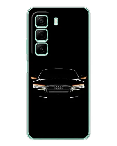 Чехол для Xiaomi Redmi Note 15R с картинкой «Audi — ночной контур» Чехол для Xiaomi Redmi Note 15R с картинкой «Audi — ночной контур»
