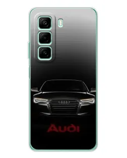Чохол для Xiaomi Redmi Note 15R з картинкою «Audi — градієнтний контур»