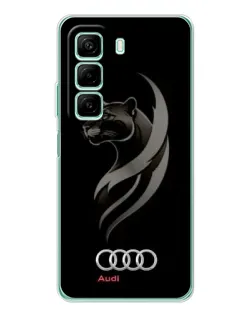 Чохол для Xiaomi Redmi Note 15R з картинкою «Графіка — пантера та Audi»