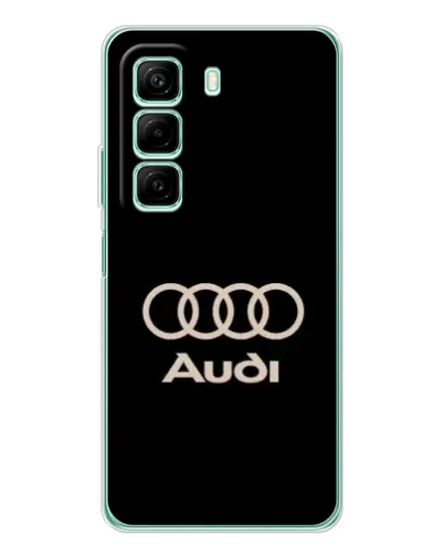 Чехол для Xiaomi Redmi Note 15R с картинкой «Audi — золотой логотип» Чехол для Xiaomi Redmi Note 15R с картинкой «Audi — золотой логотип»