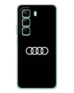 Чохол для Xiaomi Redmi Note 15R з картинкою «Audi White Logo»