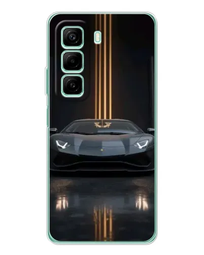 Чехол для Xiaomi Redmi Note 15R с картинкой «Lamborghini золотые линии» Чехол для Xiaomi Redmi Note 15R с картинкой «Lamborghini золотые линии»
