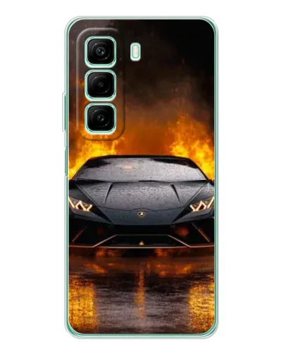 Чехол для Xiaomi Redmi Note 15R с картинкой «Lamborghini в огне» Чехол для Xiaomi Redmi Note 15R с картинкой «Lamborghini в огне»